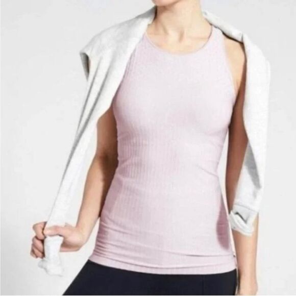 Athleta Renew Racerback Stripe Diamond Tank Top XS - Picture 1 of 8